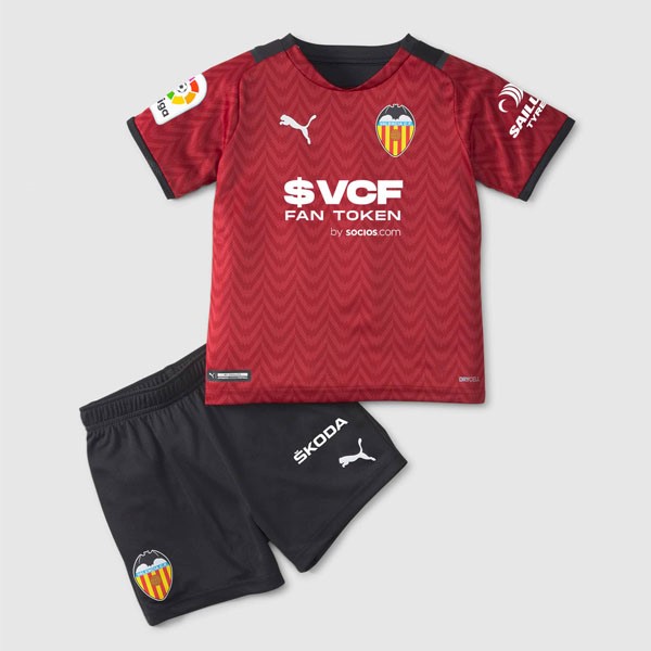 Camiseta Valencia 2ª Niño 2021-2022